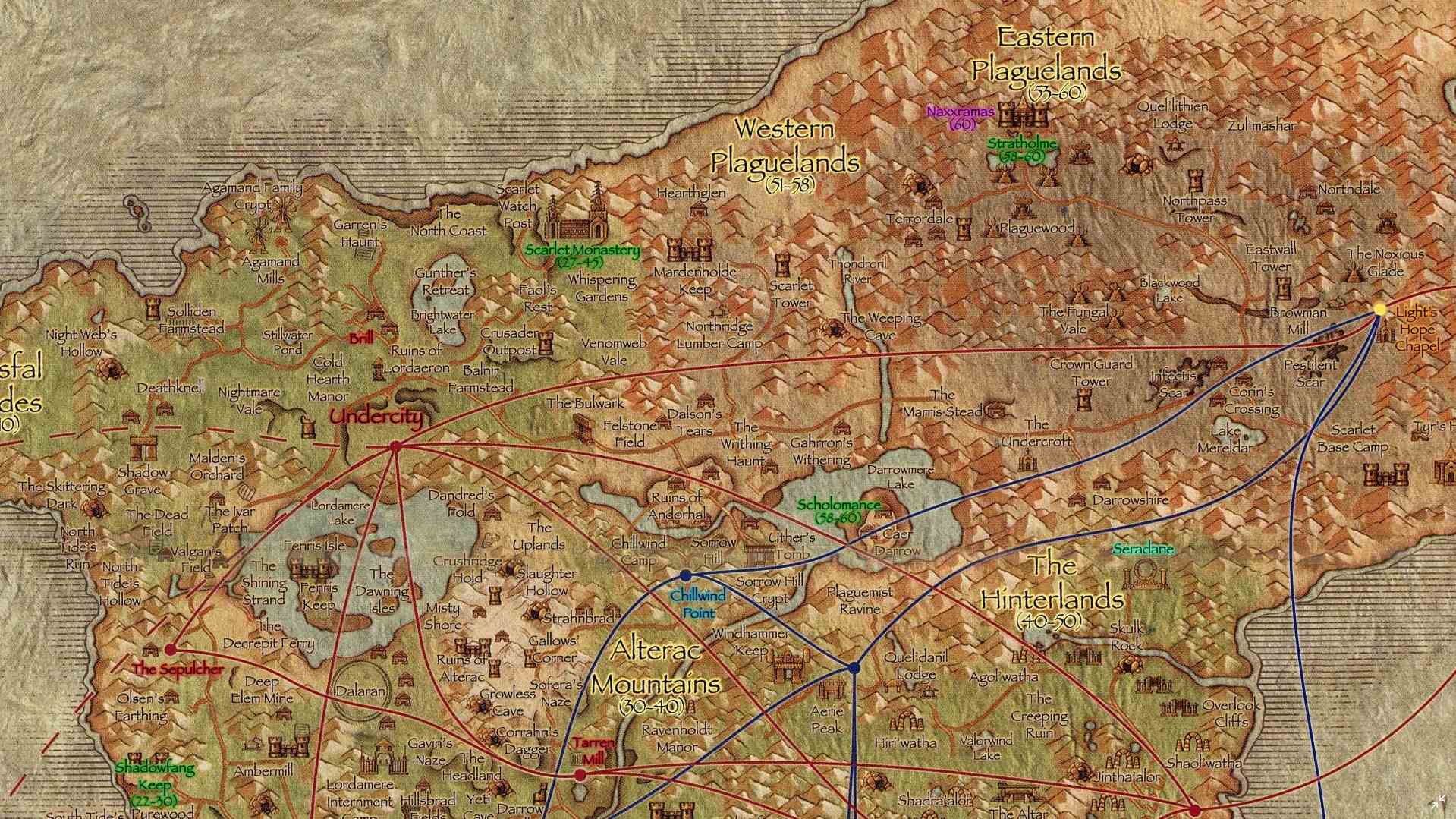 Reddit网友制作魔兽地图 详细展现经典旧世世界细节