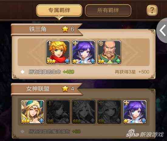 天命传说羁绊系统解析 专属羁绊你值得拥有