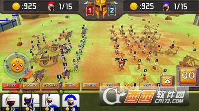 火柴人希腊勇士城堡战争官方版截图3