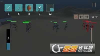 火柴人城堡战斗截图3