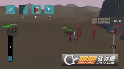 火柴人城堡战斗截图2